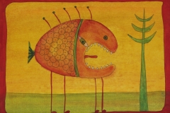 Fisch spricht zu Baum (20 x 29 cm) 55€